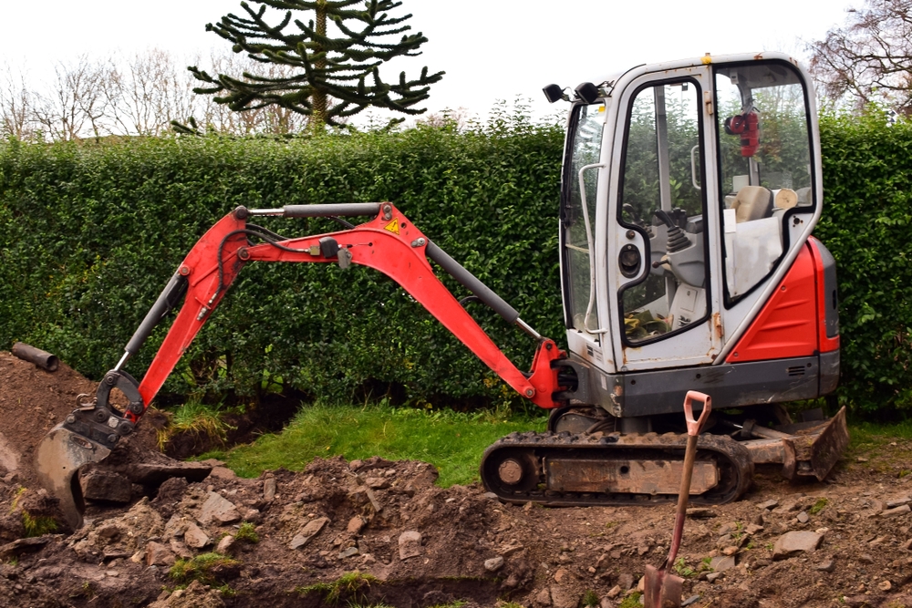 Small excavation
