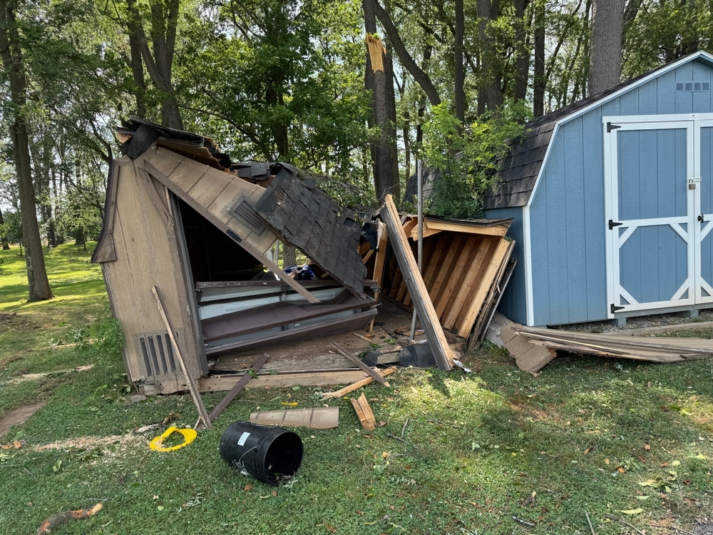 Small structure demolition